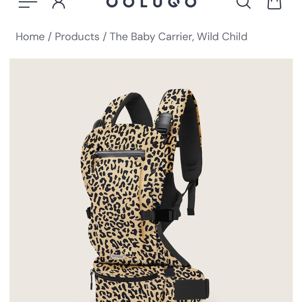Colugo carrier - leopard print